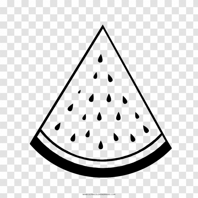 Drawing Coloring Book Watermelon Painting - Monochrome Photography - Wassermelone Transparent PNG