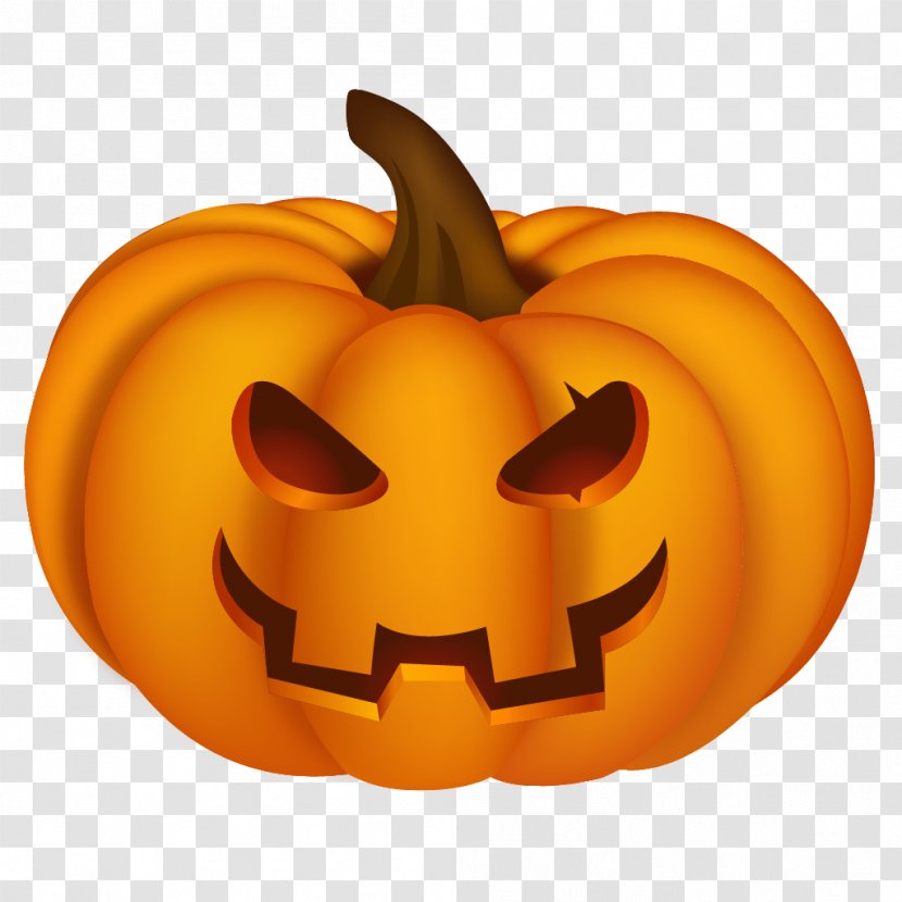 Pumpkin Halloween Jack-o'-lantern Clip Art - Snout Transparent PNG