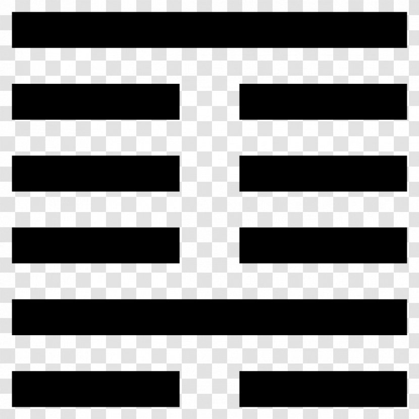 I Ching Yijing Hexagram Symbols Feng Shui Taoism - Meaning - Meng Transparent PNG