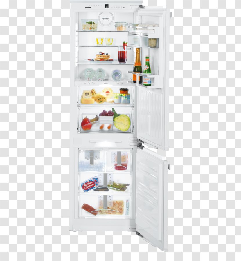 ICBN3386 Liebherr Biofresh Fridge Freezer Refrigerator Freezers ICN 3386 Premium Refrigator Right Transparent PNG