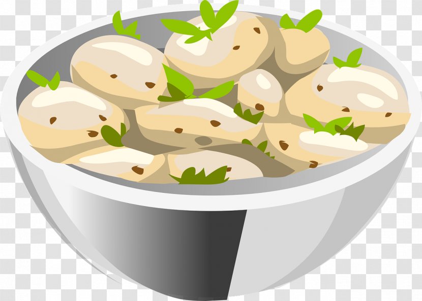 Potato Salad Pasta Baked Mashed Macaroni - Tableware Transparent PNG