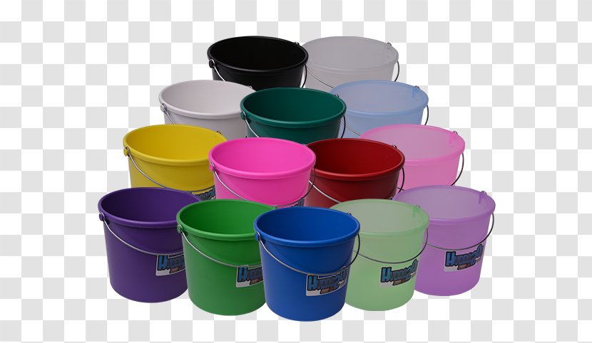 Plastic Bucket Pail Quart Liter - Purple - Of Water Transparent PNG