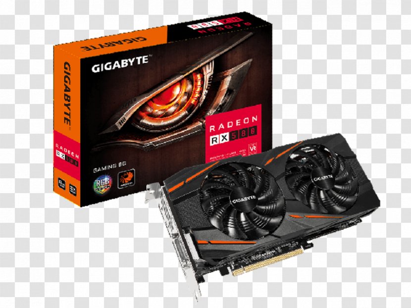 Graphics Cards & Video Adapters Radeon GDDR5 SDRAM Gigabyte Technology Processing Unit - Cartoon - Hp Laptop Card Transparent PNG