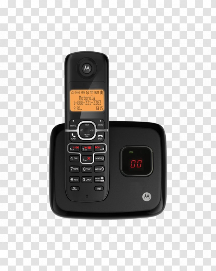 Cordless Telephone Handset Digital Enhanced Telecommunications Mobile Phones - Technology - Wireless Headset With Phone System Transparent PNG