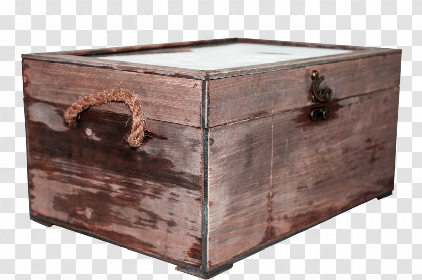 Wooden Box Trunk Furniture - Flower Transparent PNG