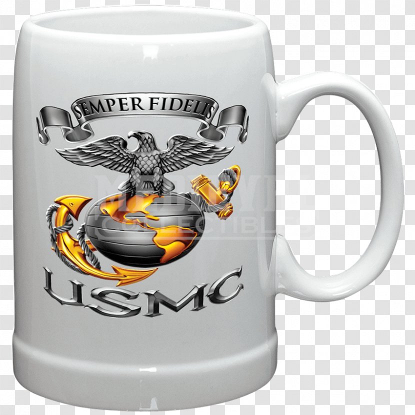 Mug Beer United States Marine Corps Tankard Semper Fidelis - Cup Transparent PNG