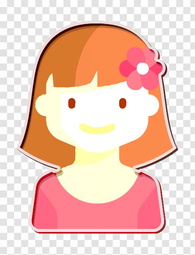 Kids Avatars Icon Girl - Smile Nose Transparent PNG