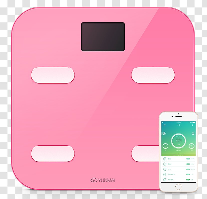 Pink Measuring Scales Color Fat Online Shopping - Rectangle - Tmall Discount Transparent PNG