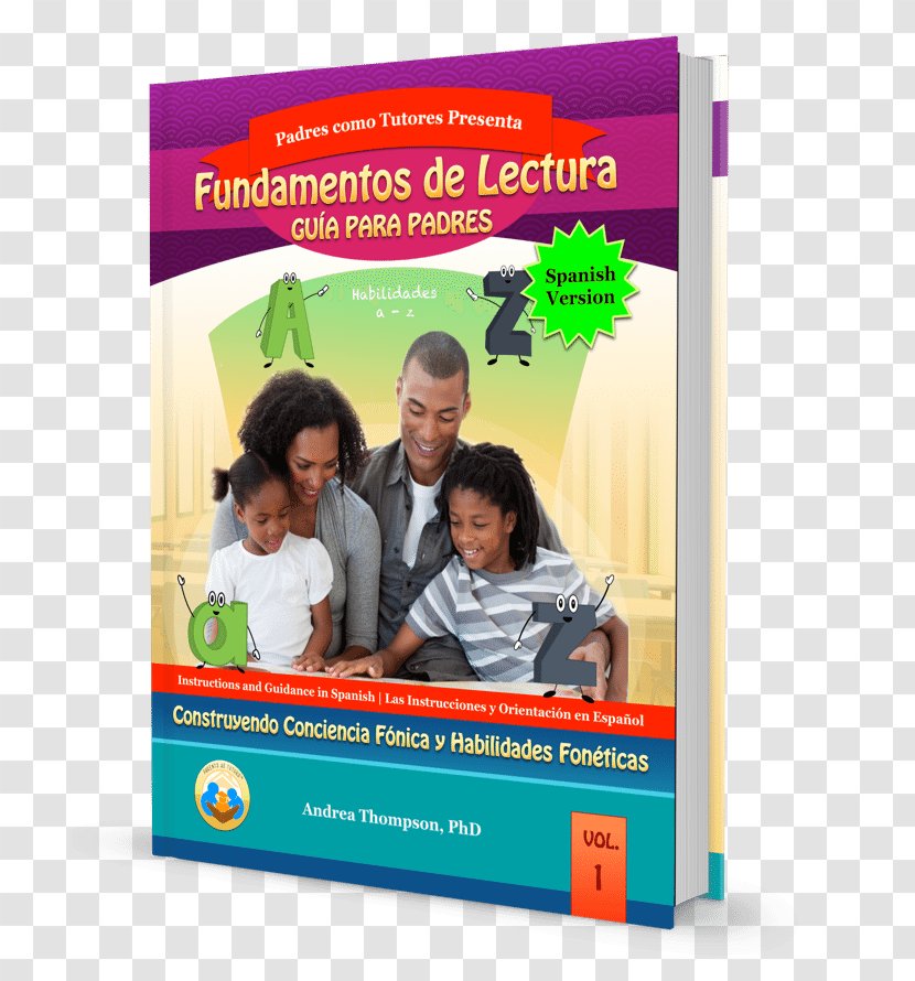 Reading Foundation Workbook: Building Phonemic Awareness And Phonetic Skills Meaning Spanish Text - 3d Transparent PNG