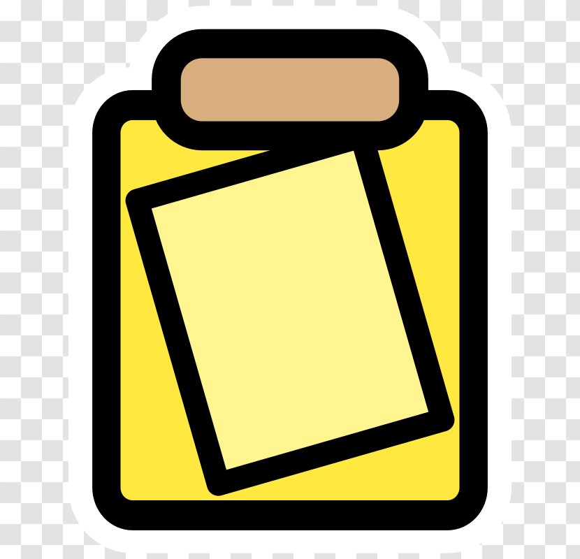 Clipboard Black And White Clip Art - Tool Transparent PNG