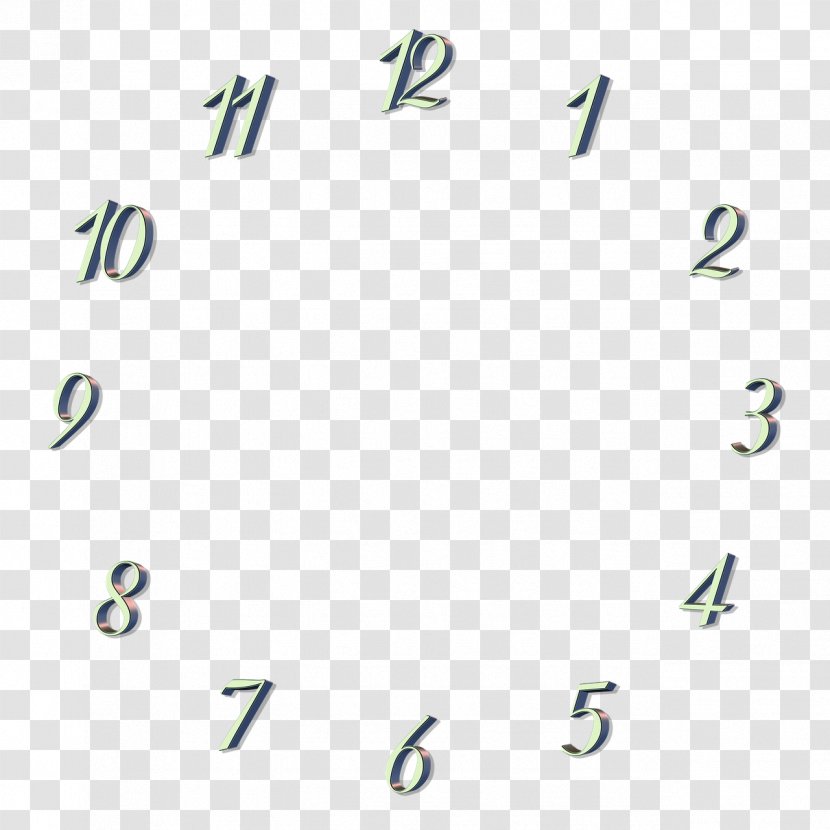 Clock Face Number Dial Time Transparent PNG
