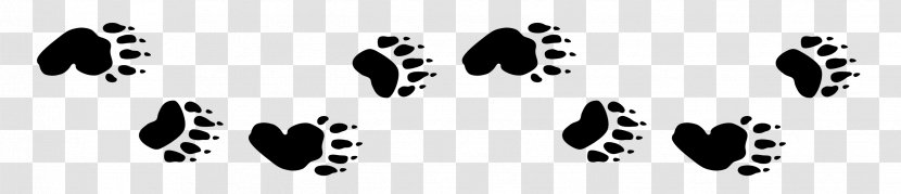 Paw American Black Bear Polar Animal Track Stories - Invertebrate Transparent PNG