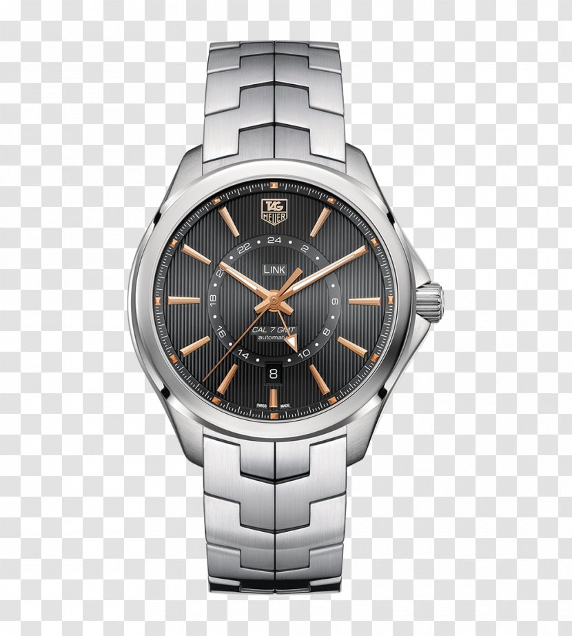 TAG Heuer Automatic Watch Movement Luxury Goods - Tag - Tiger Silver Male Table Transparent PNG