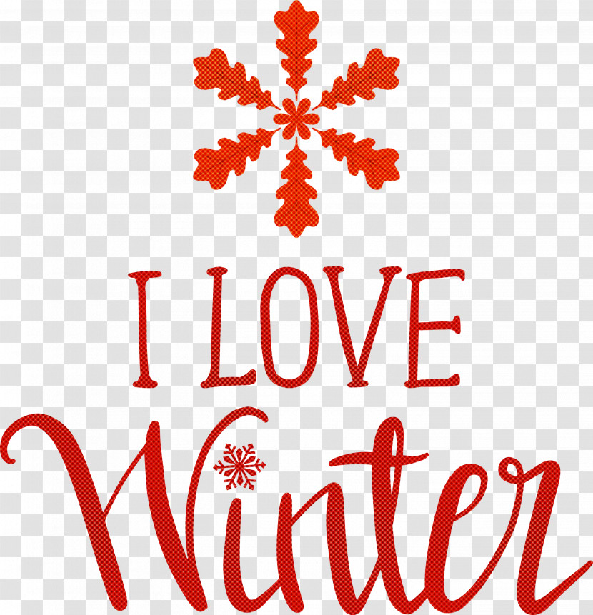 I Love Winter Winter Transparent PNG