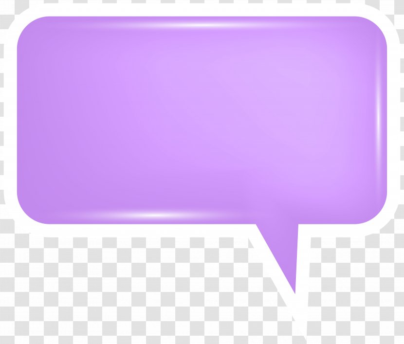 Purple Product Rectangle Design - Violet - Bubble Speech Transparent Clip Art Image Transparent PNG