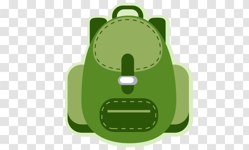 Travel Tourism Backpack - Vector Green Bag Transparent PNG