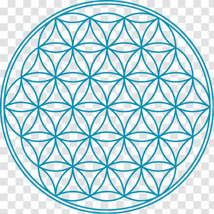 Overlapping Circles Grid Sacred Geometry Symbol Massagepraxis ZEITLOSIGKEIT Wall Decal - Spirituality Transparent PNG