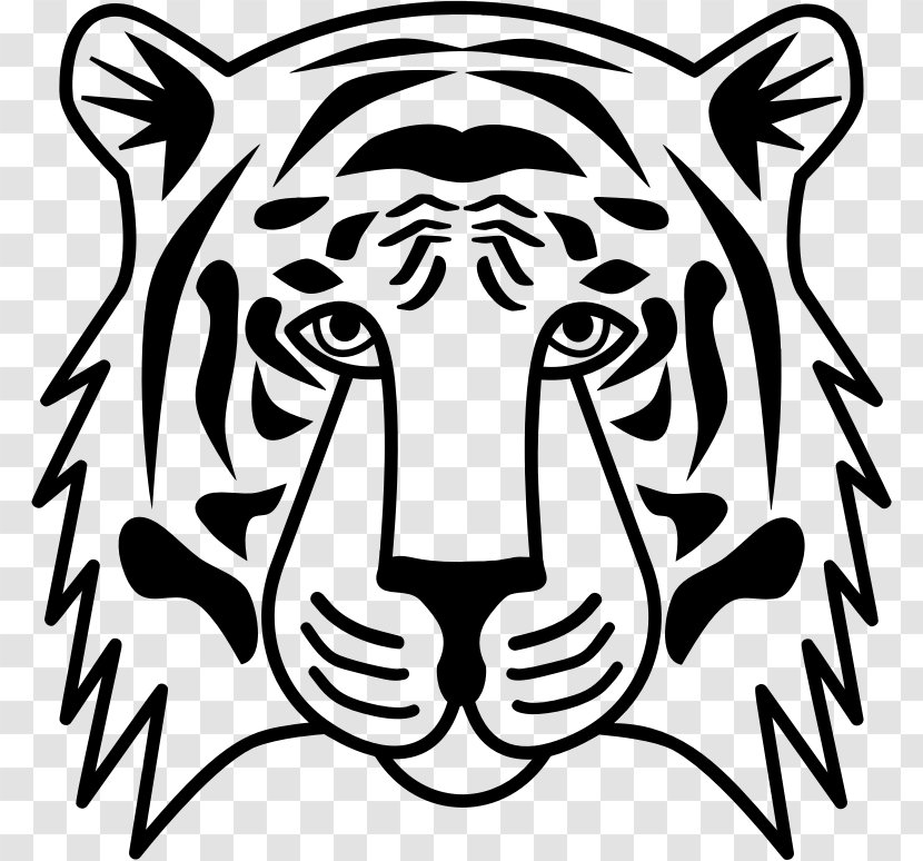 Tiger Clip Art - White Transparent PNG