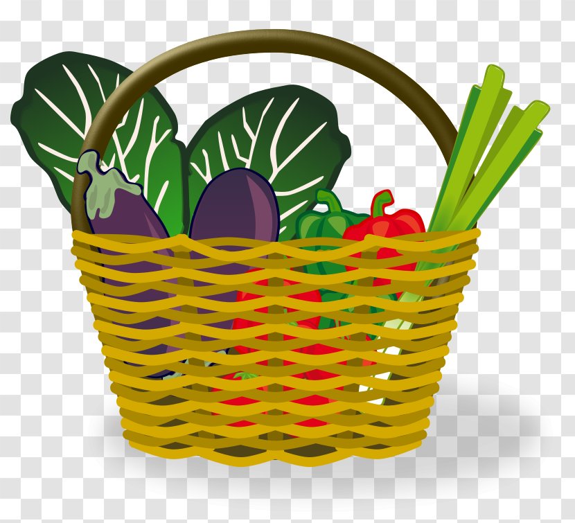 Picnic Baskets Food Clip Art - Storage Basket - Free Pictures Of Transparent PNG