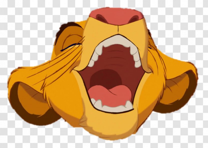 Simba Scar Shenzi Mufasa Lion - Yellow - Laugh Transparent PNG