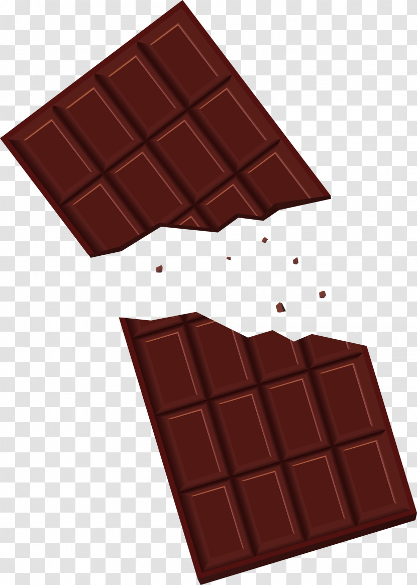 Dark Chocolate Bar Opened Chocolate Bar Transparent PNG