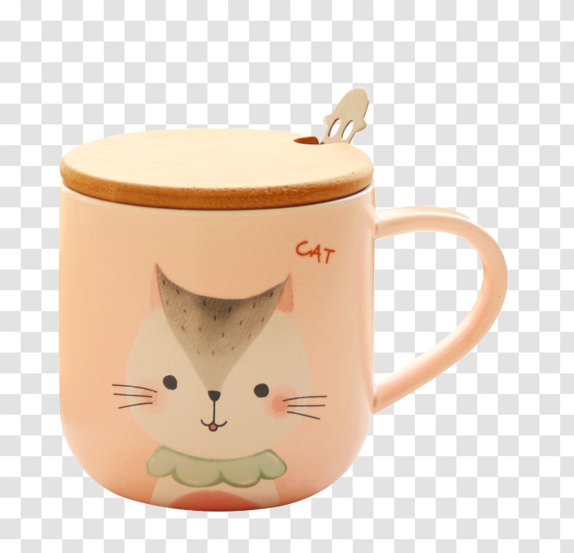 Coffee Cup Kitten Mug - Cat - Creative Cute Transparent PNG