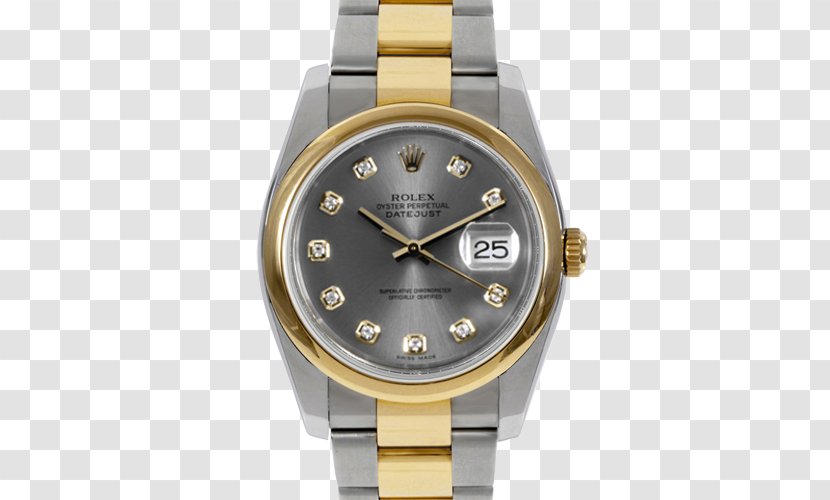 Watch Strap Rolex Datejust - Platinum Transparent PNG