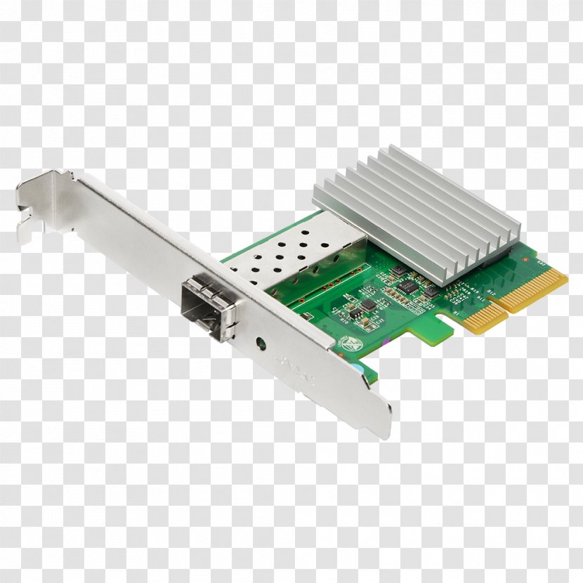PCI Express Network Cards & Adapters 10 Gigabit Ethernet Conventional - Io Card - Technology Transparent PNG