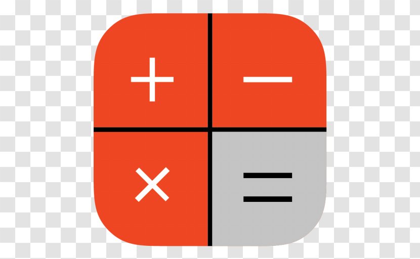 Angle Area Text Symbol - Calculator Transparent PNG