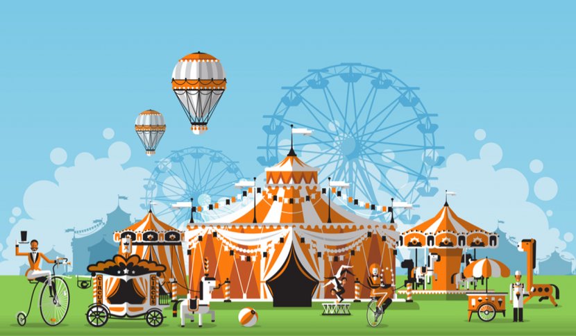 Circus Fair Royalty-free - Leisure Transparent PNG