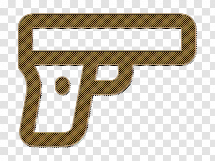 Military Outline Icon Gun Icon Transparent PNG