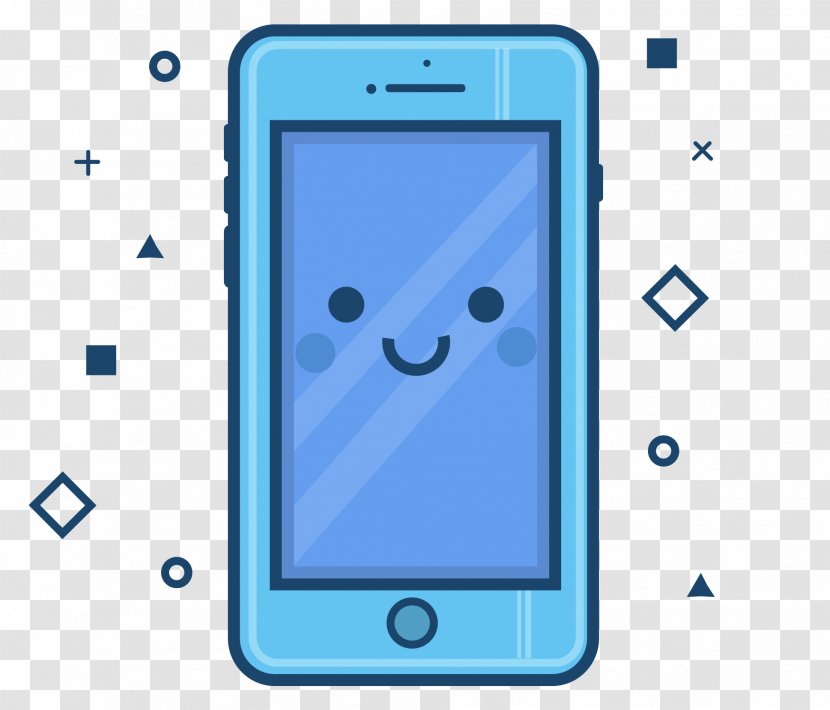 Feature Phone Smartphone Chinese Illustration Cartoon Mobile - Portable Communications Device - Vector Transparent PNG