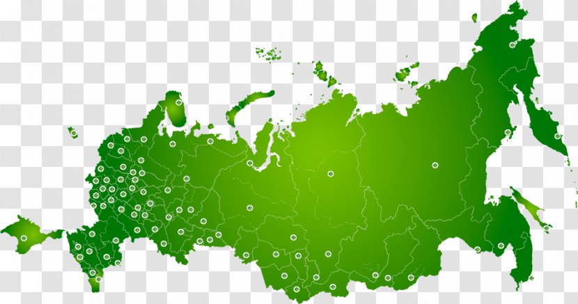 Flag Of Russia Vector Map - World Transparent PNG