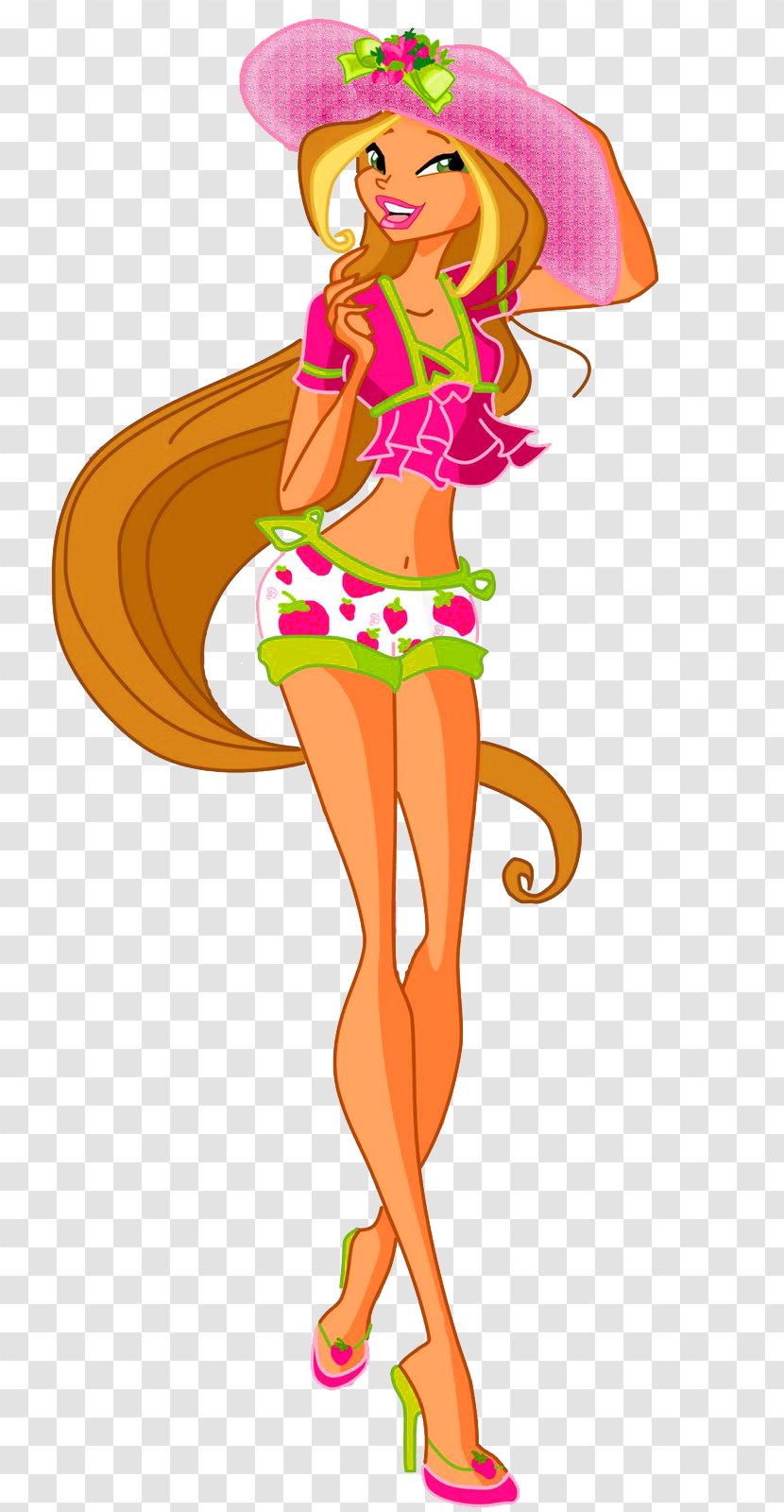 Flora Musa Stella Bloom Tecna - Cartoon - Winx Club Season 6 Transparent PNG