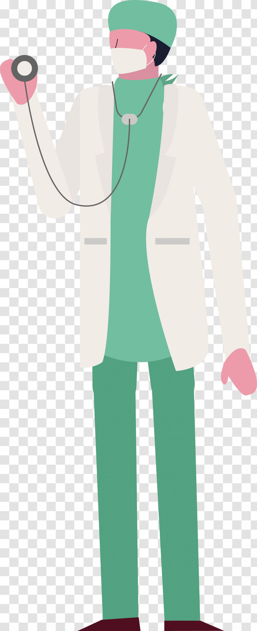 Headgear Character Green Uniform Gentleman Transparent PNG