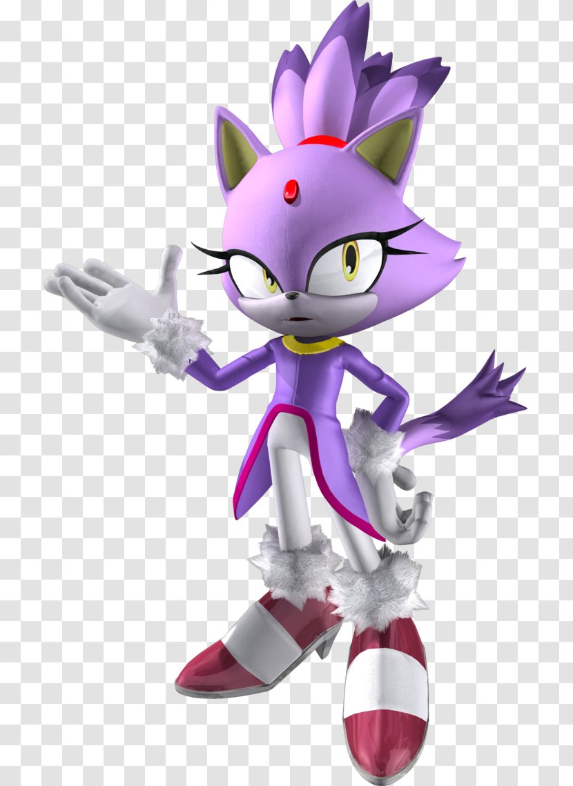 Sonic The Hedgehog Tails Amy Rose Blaze Cat Metal - X Transparent PNG