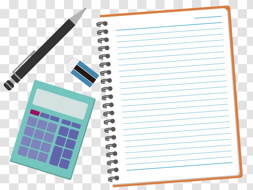 Paper Notebook Tax 税理士法人 未来財務 Calculator - Rechenhilfsmittel Transparent PNG