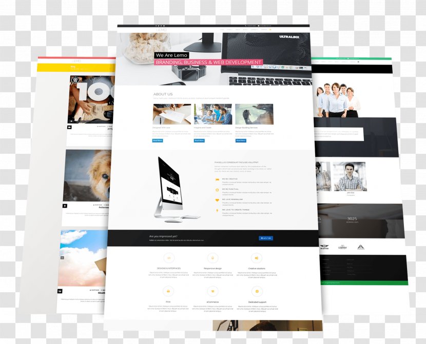 Web Template System Joomla Responsive Design - Stylish Indesign Magazine Transparent PNG