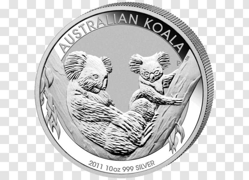 Perth Mint Koala Bullion Coin Silver - American Eagle - Australian Dollar Transparent PNG