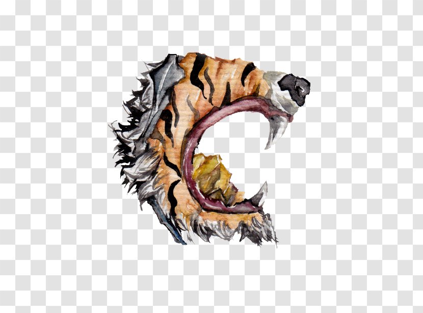 Tiger Roar Illustration Cat Graphics - Carnivoran - Salvador Dali Artist Elephant Transparent PNG