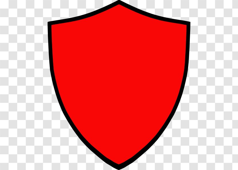 Shield Clip Art - Red Transparent PNG