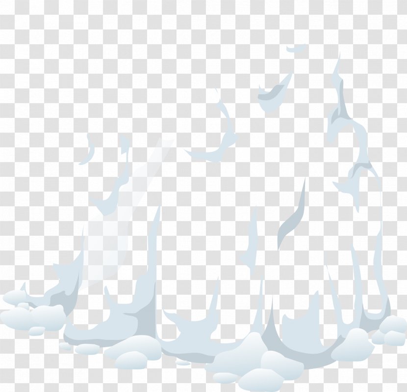 Snowdrift Clip Art - White - Snow Background Transparent PNG