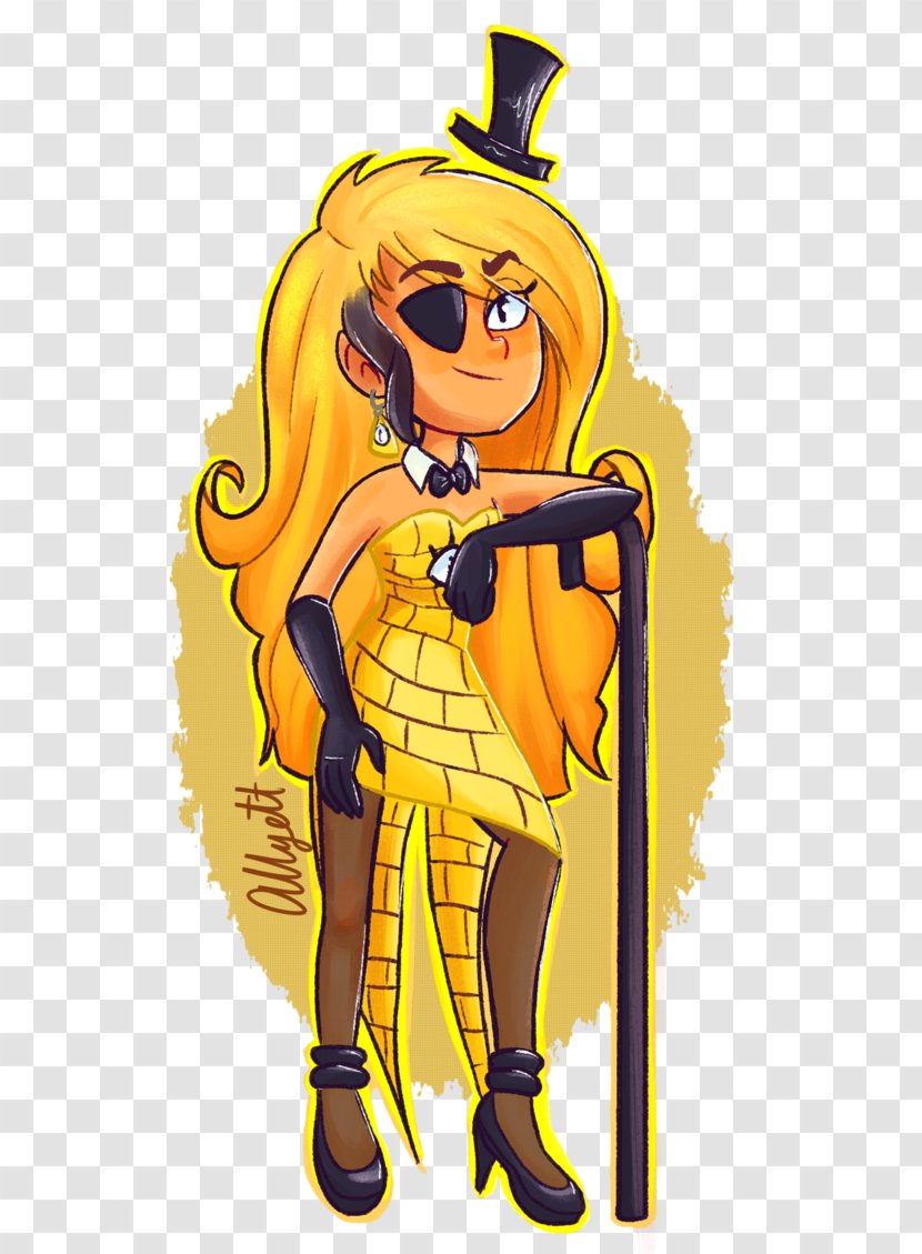 Bill Cipher Dipper Pines Woman Female Drawing - Fiction Transparent PNG