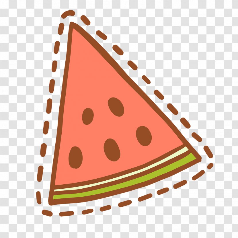Watermelon Fruit Illustration Food - Triangle Transparent PNG