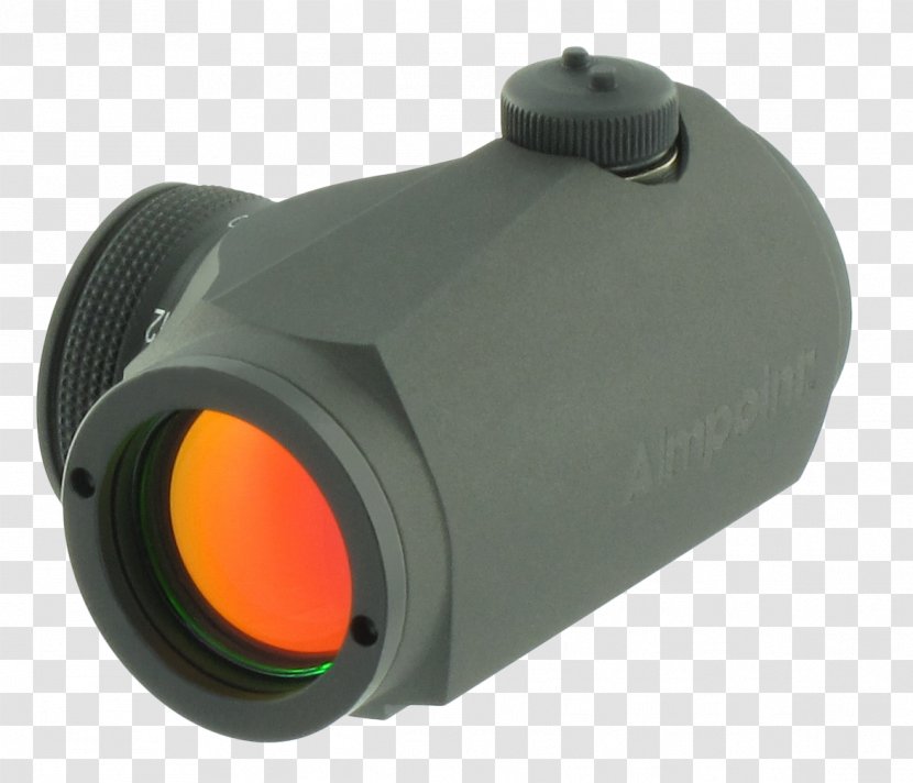 Aimpoint AB Red Dot Sight Firearm Reflector - Cartoon - Weapon Transparent PNG