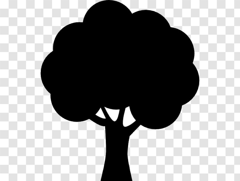 Oak Tree Silhouette - Symbol Cloud Transparent PNG