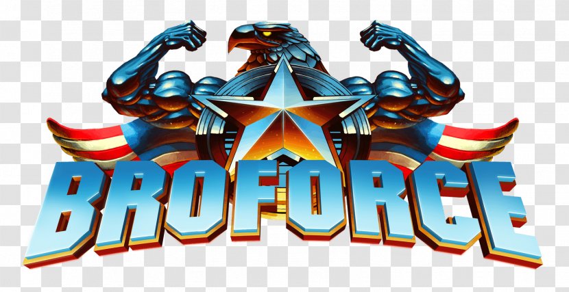 Broforce Logo Neo Free Lives - Fictional Character - Rocket League Transparent PNG