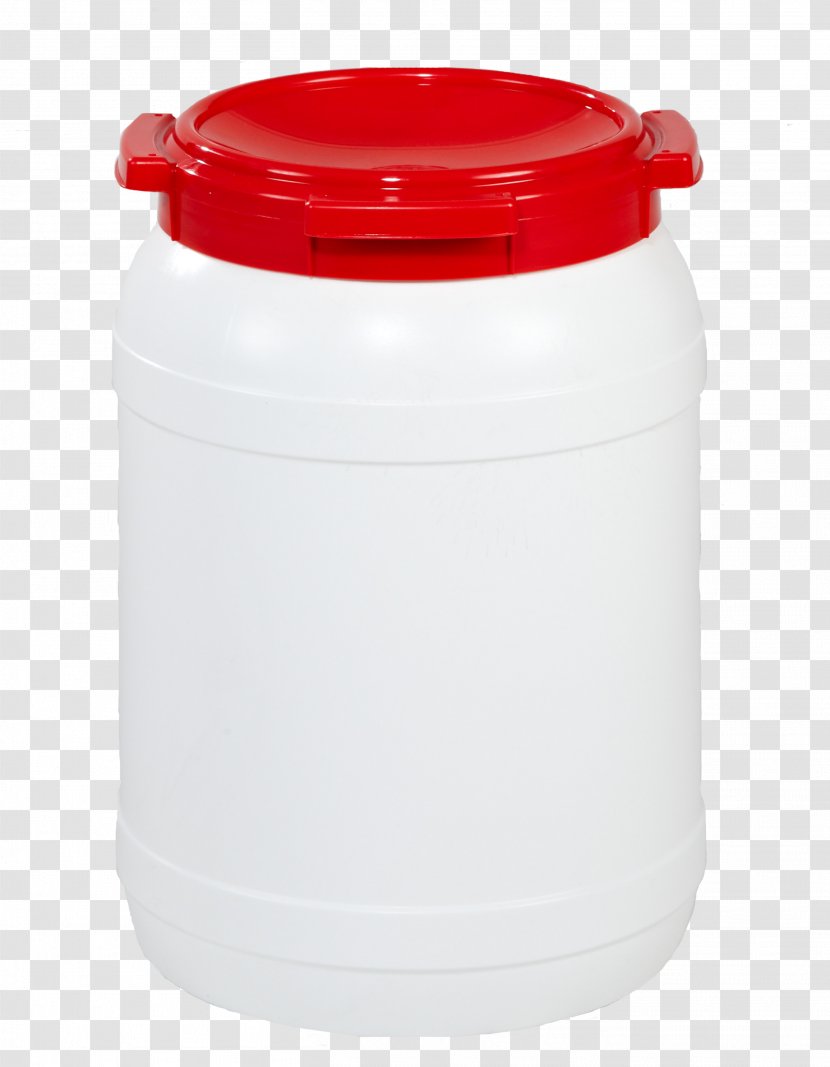 Plastic Lid Drum Food Storage Containers - Container - Barrel Transparent PNG