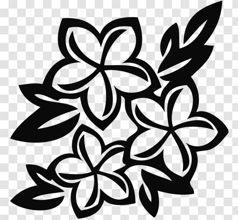 Flower Black And White Clip Art - Flora Transparent PNG