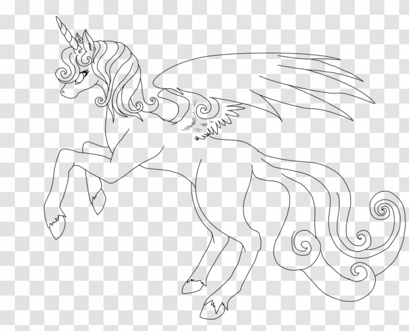 Tennessee Walking Horse Line Art Drawing Sketch - Mammal - Silhouette Transparent PNG